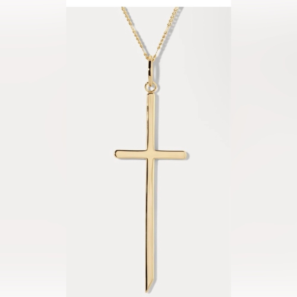 Miranda Frye  Gold Cross Pendant Necklace